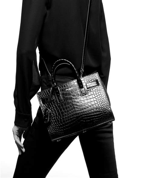 ysl mini black silver sac du jour|YSL sac de jour handbags.